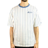 New Era Pinstripe T-Shirt 60502636 - creme-blau