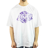 New Era Los Angeles Lakers NBA Infill Oversize T-Shirt 60357108 - weiss-lila