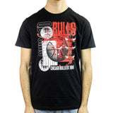 New Era Chicago Bulls NBA Basketball Graphic T-Shirt 60357116 - schwarz-rot