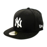 New Era New York Yankees 59Fifty MLB Season Basic Fitted Cap 10003436 - schwarz-weiss