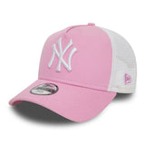 New Era New York Yankees MLB Youth League Essential Trucker Cap 60434905Youth - rosa-weiss