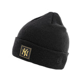 New Era Youth New York Yankees MLB Metallic Cuff Beanie Mütze 60580912 Youth - schwarz-gold