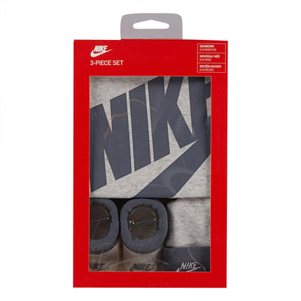 Nike Futura Logo Hat Bodysuit Bootie 3-Teile Set 0-6 Monate LN0073-W67-