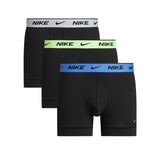 Nike Trunk Boxershort 3er Pack KE1008-HWV - schwarz-neon grün-blau-grau