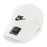 Nike Club Unstructured Futura Wash Cap FB5368-100 - weiss-schwarz