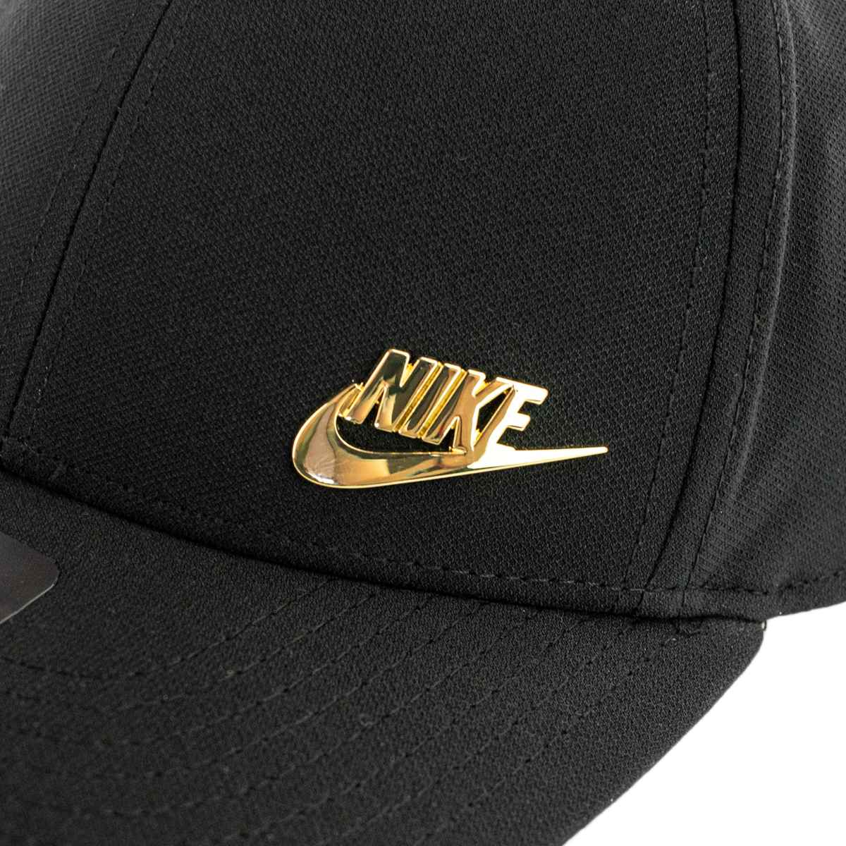 Nike Dri Fit Club Metallic Futura Cap FB5371 011 schwarz gold