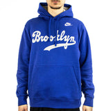 Nike Brooklyn Dodgers MLB Club Fleece Pullover Hoodie 2KDK-018P-KB-0RD - blau-silber