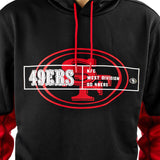 Nike San Francisco 49ers NFL Therma Color Block Hoodie 011S-048Y-73-05K-