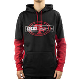 Nike San Francisco 49ers NFL Therma Color Block Hoodie 011S-048Y-73-05K - schwarz-rot