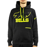 Nike Buffalo Bills NFL Volt Fleece Pullover Hoodie NKDK-00A-81-04E - schwarz-neon gelb