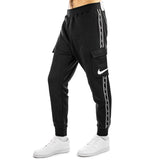 Nike Repeat SW Fleece Cargo Jogging Hose DX2030-011 - schwarz-weiss