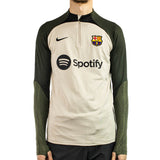 Nike FC Barcelona Dri-Fit Strike Drill Top Longsleeve DX3102-222 - beige-grün-schwarz