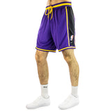 Nike Los Angeles Lakers NBA Dri-Fit Pre Game Short DN4647-504 - lila-schwarz-gelb