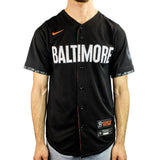 Nike Baltimore Orioles MLB Official Replica City Connect Jersey Trikot T770-01N4-OLE-CC4 - schwarz-weiss-orange