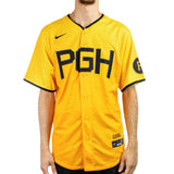 Nike Pittsburgh Pirates MLB Official Replica City Connect Jersey Trikot T770-01O1-PTB-CC4 - gelb-schwarz