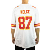 Nike Kansas City Chiefs Travis Kelce #87 NFL Road Game Player Jersey Trikot 67NM-KCGR-7GF-2PB-