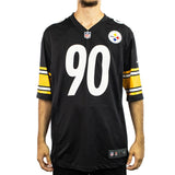 Nike Pittsburgh Steelers T.J. Watt #90 NFL Home Game Player Jersey Trikot 67NM-PTGH-7LF-2NL - schwarz-gelb-weiss