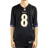 Nike Baltimore Ravens NFL Lamar Jackson #8 Alternate Game Player Jersey Trikot 67NM-BLGA-8GF-2KA - schwarz