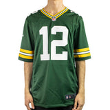 Nike Green Bay Packers NFL Aaron Rodgers #12 Game Team Colour Jersey Trikot 67NM-GPGH-7TF-2NA - grün