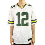 Nike Green Bay Packers NFL Aaron Rodgers #12 Road Game Jersey Trikot 67NM-GPGR-7TF-2PA - weiss-grün