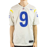Nike Los Angeles Rams NFL Matthew Stafford #9 Road Game Jersey Trikot 67NM-LRGR-95F-2PM - creme-blau