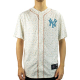 Nike New York Yankees MLB Terrazzo Foundation Top Trikot 00RX-006U-NK-BVQ - creme-blau-rosa