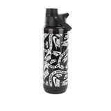 Nike TR Renew Recharge Chug Bottle 24oz 709ml Graphic Trinkflasche 9341/87 10050 069 - schwarz-weiss