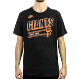 Nike San Francisco Giants 1982 Cooperstown MLB Retro Cotton T-Shirt N199-00A-G83-CUE - schwarz-orange