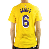 Nike Los Angeles Lakers NBA Lebron James #6 Essential Name and Number T-Shirt DR6380-728-