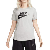 Nike Sportswear Essentials T-Shirt DX7906-063 - hellgrau meliert-schwarz