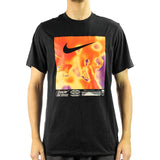Nike Dri-Fit Just Do It T-Shirt FJ2334-010 - schwarz-orange