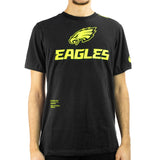 Nike Philadelphia Eagles NFL Volt Dri-Fit Cotton T-Shirt 00CC-00A-86-04C - schwarz-neon gelb