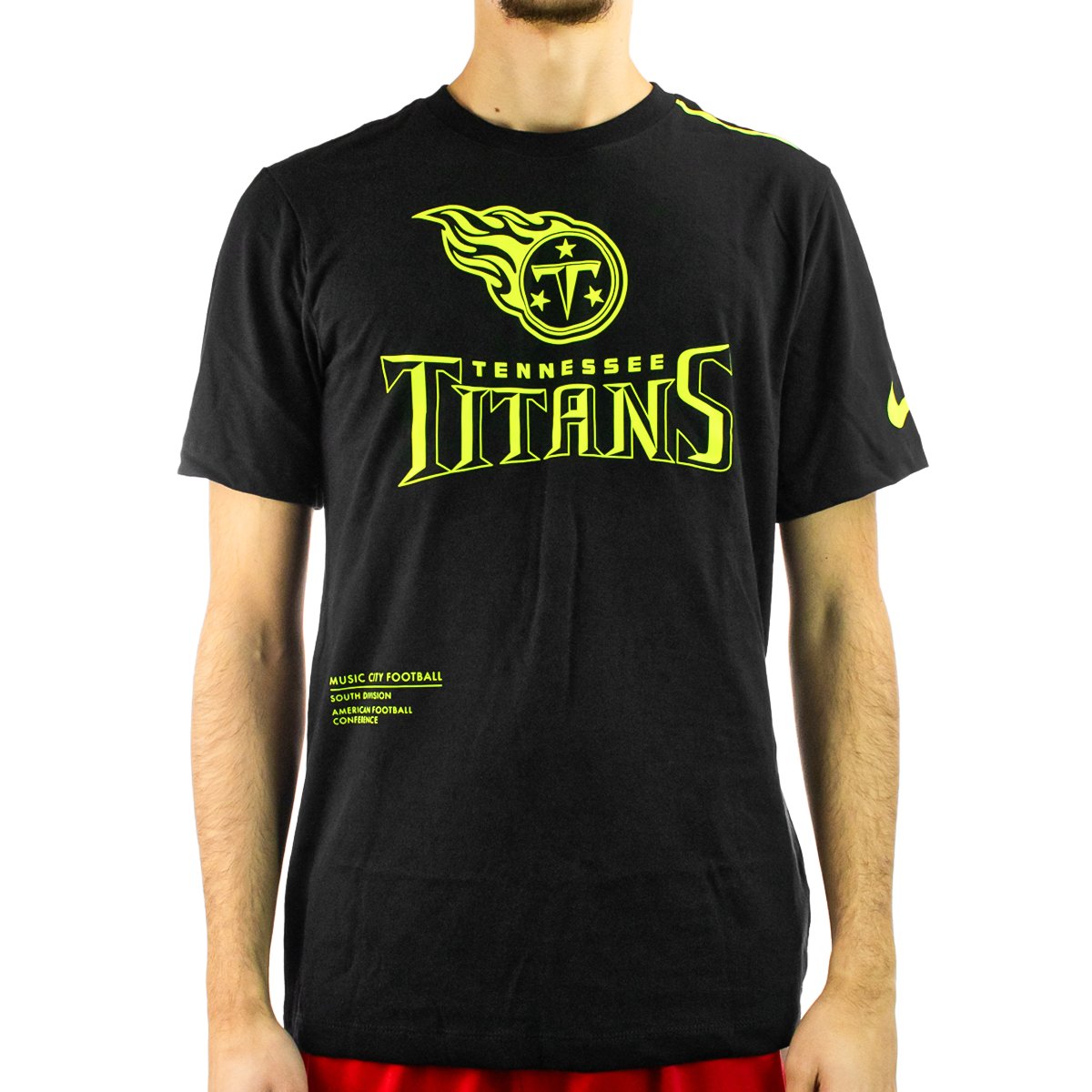 Nike Tennessee Titans NFL Volt Dri-Fit Cotton T-Shirt 00CC-00A-8F-04C-