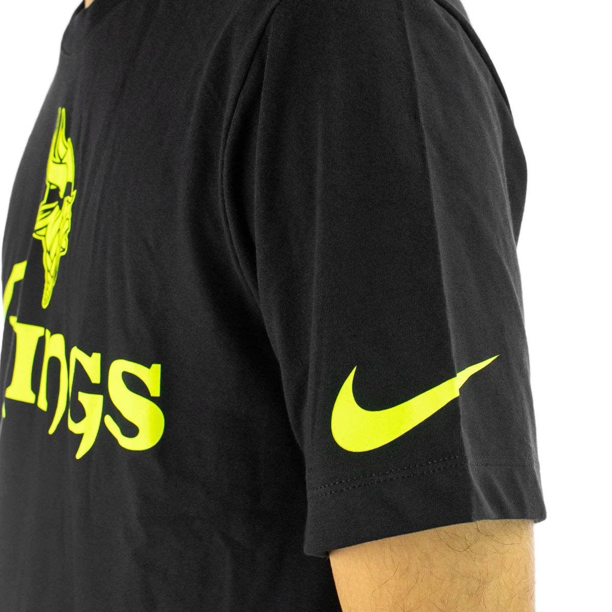 Nike Minnesota Vikings NFL Volt Dri-Fit Cotton T-Shirt 00CC-00A-9M-04C-