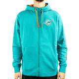 Nike Miami Dolphins NFL Cotton Full-Zip Fleece Hoodie 01NC-037M-9P-WFH - türkis-orange