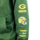 Nike Green Bay Packers NFL Cotton Full-Zip Fleece Hoodie 01NC-063K-7T-WFH-