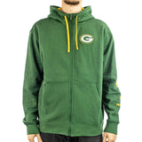 Nike Green Bay Packers NFL Cotton Full-Zip Fleece Hoodie 01NC-063K-7T-WFH - grün-gelb