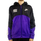 Nike Therma-Fleece Starting Five Full Zip Hoodie FB6960-011 - schwarz-lila