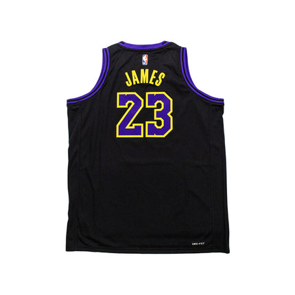 Nike Los Angeles Lakers NBA Lebron James #23 HWC Swingman Jersey Trikot EZ2B7BU8P23-LAK23-
