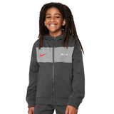 Nike Air Poly-Knit Full-Zip Hoodie für Jugendliche FV2344-060 - dunkelgrau-hellgrau
