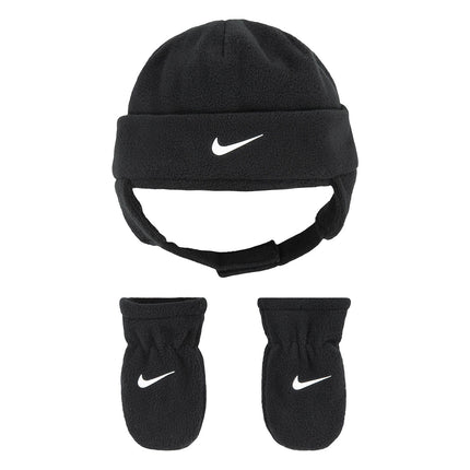 Nike Swoosh Baby Fleece Cap Winter Mütze Handschuhe 6A2781-023-