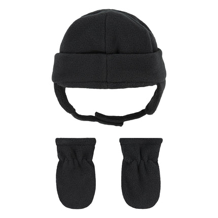 Nike Swoosh Baby Fleece Cap Winter Mütze Handschuhe 6A2781-023-