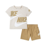 Nike HBR Cargo Short Set 66J213-X3E - weiss-beige
