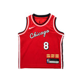 Nike Chicago Bulls NBA Zach Lavine #8 Mixtape Replica Jersey Trikot EZ2T1BU6P-BULZL - rot-weiss-schwarz