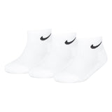 Nike Basic Pack Quarter Socken 3 Paar 4-5 Jahre RN0026-001 - weiss