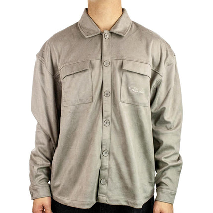 Pegador Madikeri Suede Overshirt - Flint Grey PGDR-6573-629-