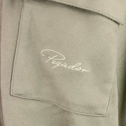 Pegador Madikeri Suede Overshirt - Flint Grey PGDR-6573-629-