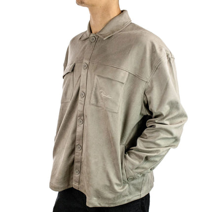 Pegador Madikeri Suede Overshirt - Flint Grey PGDR-6573-629-