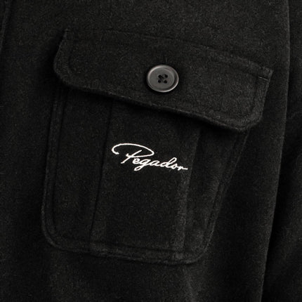 Pegador Almora Longsleeve Shirt Hemd - Black PGDR-6568-001-