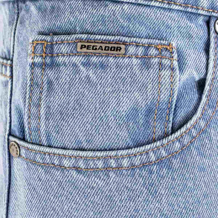 Pegador Baures Straight Jeans Washed Light Blue PGDR-3076-076-
